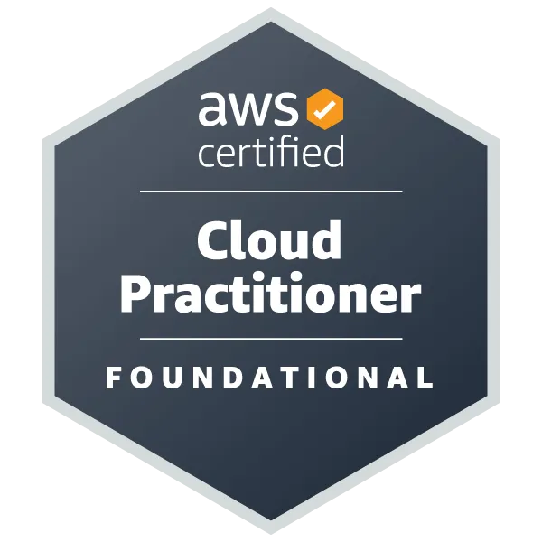 Maik Ellerbrock's verified AWS Certified Cloud Practitioner badge issued by Amazon Web Services Training and Certification